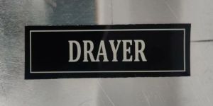 Anodised Name Plate