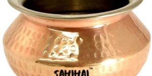 Punjabi Steel Copper Handi