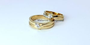 Lab Grown Diamonds Solitaire Couple Rings