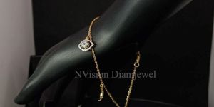 Natural Diamond Charms Bracelet