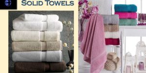Solid Bath Towels