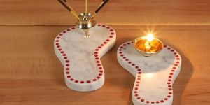 Charan Paduka Dia and Agarbatti Stand