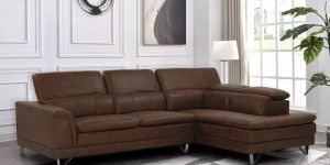 Leatherette Lounger Sofa