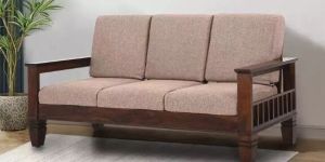 Sheesham Wood 3s Continental Sofa