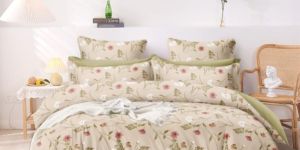 3 Pcs King Size Bedsheet Set