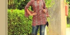Ladies Cotton Printed Top
