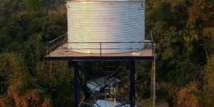 Zincalume Steel Overhead Water Storage Tank