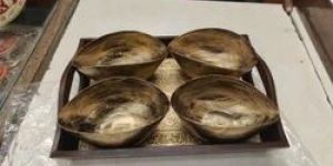 Brass Dryfruit Bowls Set
