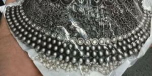 Oxidised Silver Necklace Set