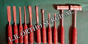 Stainless Steel Bone Osteotomes & Gouges, Meniscotome Knive Set
