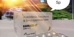 Aceclofenac, Paracetamol and Serratiopeptidase Tablets