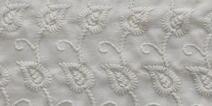 Cotton Chikan Kurta Fabric
