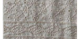 Dyeable Cotton Eyelet Fabric