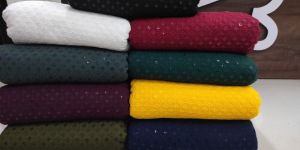 Rayon Schiffli Embroidery Fabric