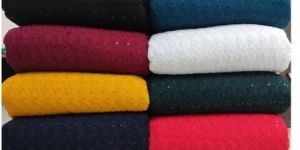 Rayon Sequence Schiffli Embroidery Fabric