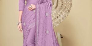 Ladies Embroidered Bollywood Georgette Saree