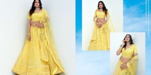 Women Chiffon Silk Lehenga Choli