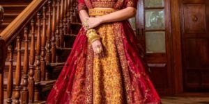 Ladies Velvet Bridal Lehenga Choli