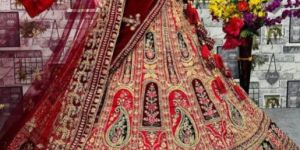 Multicolor Bridal Wear Lehenga Choli