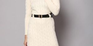 High Grade, Woolen Luxury Socialite Knitted Dress