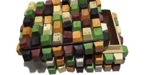 Computer Colored Keyboard Keys Gift Box