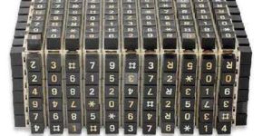 Old Telephone Push Button Keys Rectangular Decorative Box