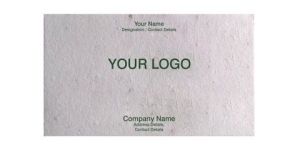 Recycled Handmade Paper Visiting Cards Set