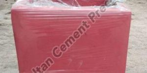 Red Square Flower Pots