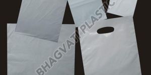 White Die Cut Carry Bags