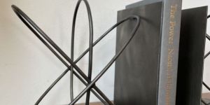 Sculptural Metal Bookend