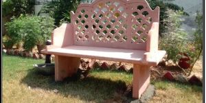 Red Sandstone Garden Sofa