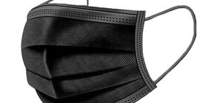 3 Ply Black Disposable Face Mask