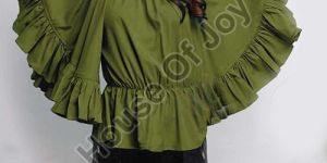 Ladies Ruffled Wing Top