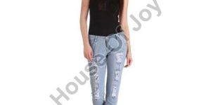 Ladies Rugged Denim Jeans