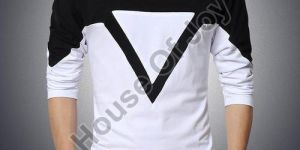 Round Neck Full Sleeve Mens T-Shirt