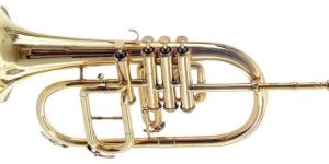Four Valve Brass Flugelhorn