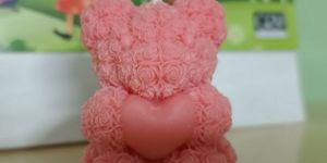 Teddy Bear Candle