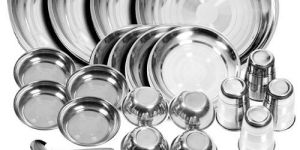 Steel Dinner Set