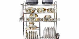 Rectangular Stainless Steel Dish Rack