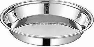 Round Stainless Steel Ghamela