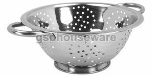 Silver Stainless Steel Colander