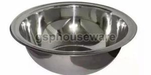 Silver Stainless Steel Deep Bowl