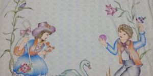 Acrylic Painting Bedsheet