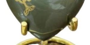 Brass Color Finished Heart Shape Ash Urns