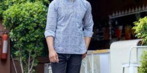 Mens Full Sleeve Kalamkari Cotton Shirt