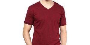Mens Plain Round Neck T-Shirt