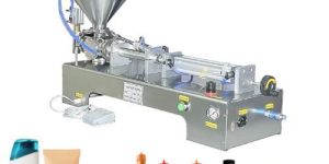 Single Head Piston Filler Liquid Filling Machine