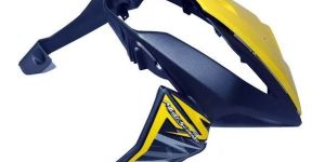 Honda Dio Black & Yellow Front Nose Set