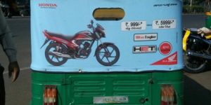 Auto Rickshaw Hood Branding Service