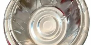 5 Inch Round Silver Foil Paper Bowl